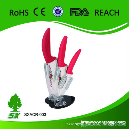 4-Piece ceramic knife set in gift box 2015 new arrival